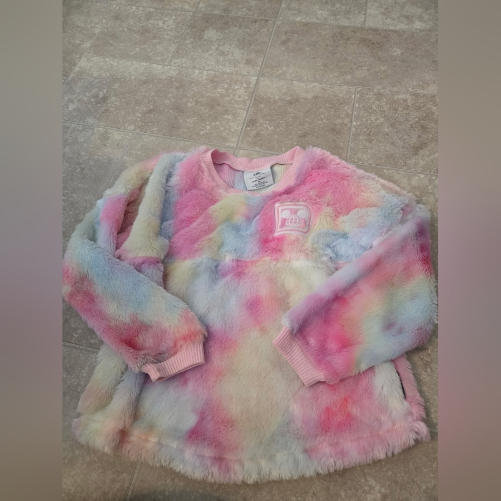 Colorful Fuzzy Sweater